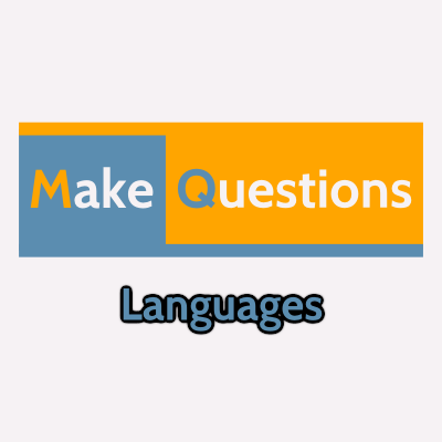 English  - Quiz about Languages - MakeQuestions challenge image